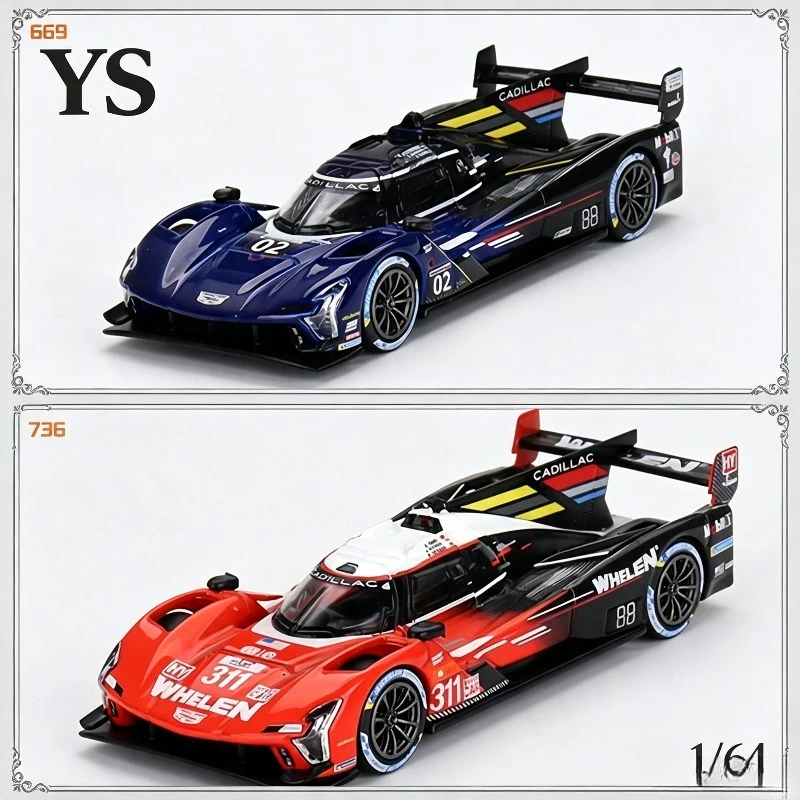 New Product MINIGT1/64 Alloy 669 736 Cadillac Lemans Realistic Car Model Figurine for Collection, Adult Decorative Item