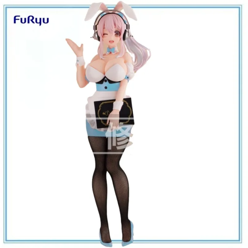 

BANDAI Аутентичный ANIME SoniComi Super Sonico-Sonico-BiCute Bunnies-Официантка светло-голубой Ver FuRyu для мальчиков, оригинальный подарок