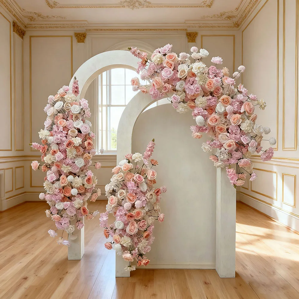 New Arrival Flower Arrangement Flower Arch Background Decoration For Wedding And Events