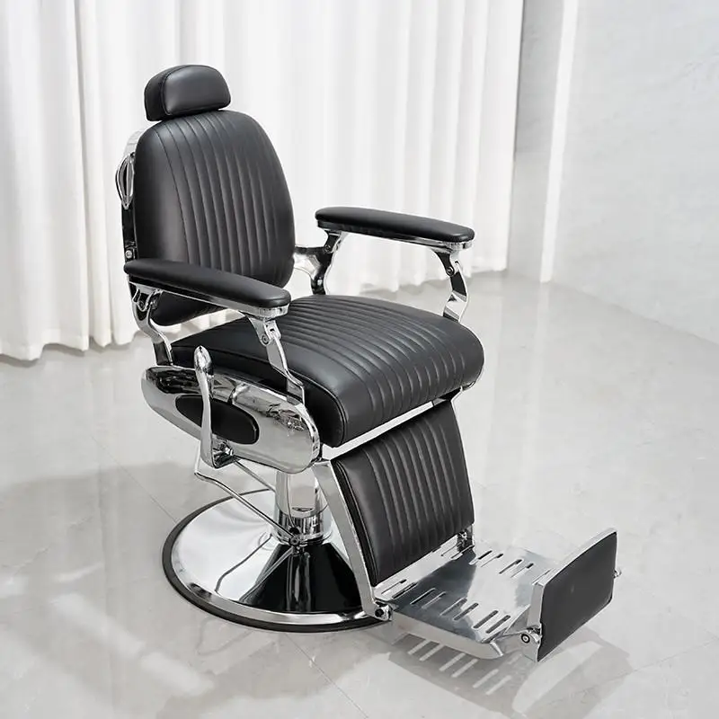 Nail Reclining Barber Chairs Ergonomic Professional Aesthetic Stylist Comfortable Barber Chairs Metal Silla Barberia Furniture