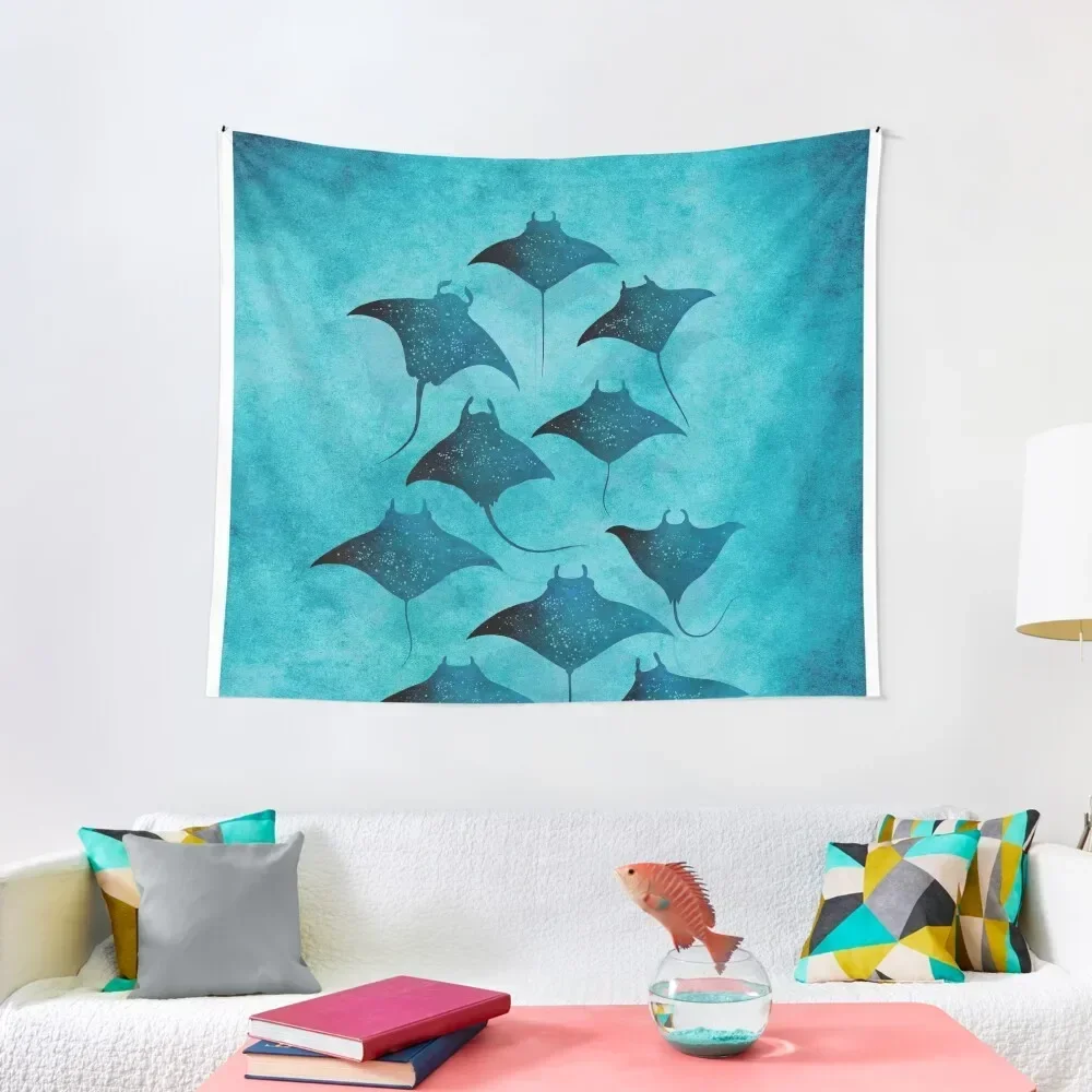 

Manta Rays Art Tapestry Room Decor Decorations For Your Bedroom Tapestry