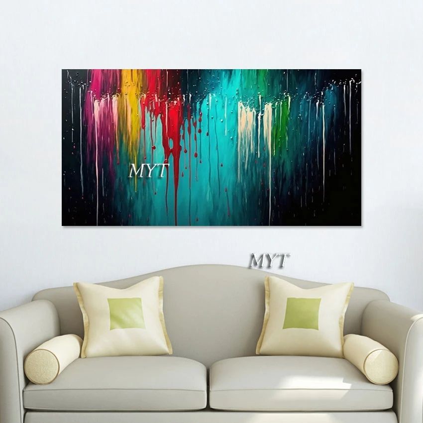 Abstract Color Design Acrylic Wall Art Canvas Painting, Wholesale 3D Pictures, No Framed, Large Size Room Decoration Accessories