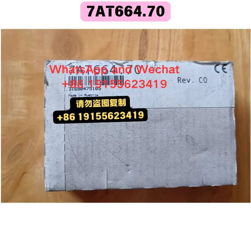 Brand new Original imported and used OEM disassembled parts 7AT664.70 PLC module Functional test OK Quick delivery