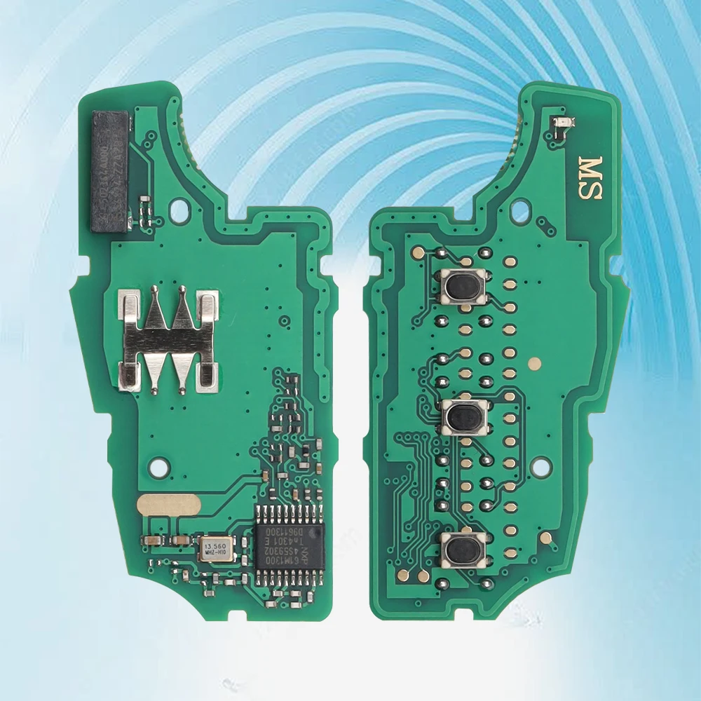 Zz CWTWB1U767 4A Chip 433MHZ Flip Car Remote Control Key 28268-4CB1A Compatible with Nissan Rogue X-Trail Qashqai Pulsar Juke 20