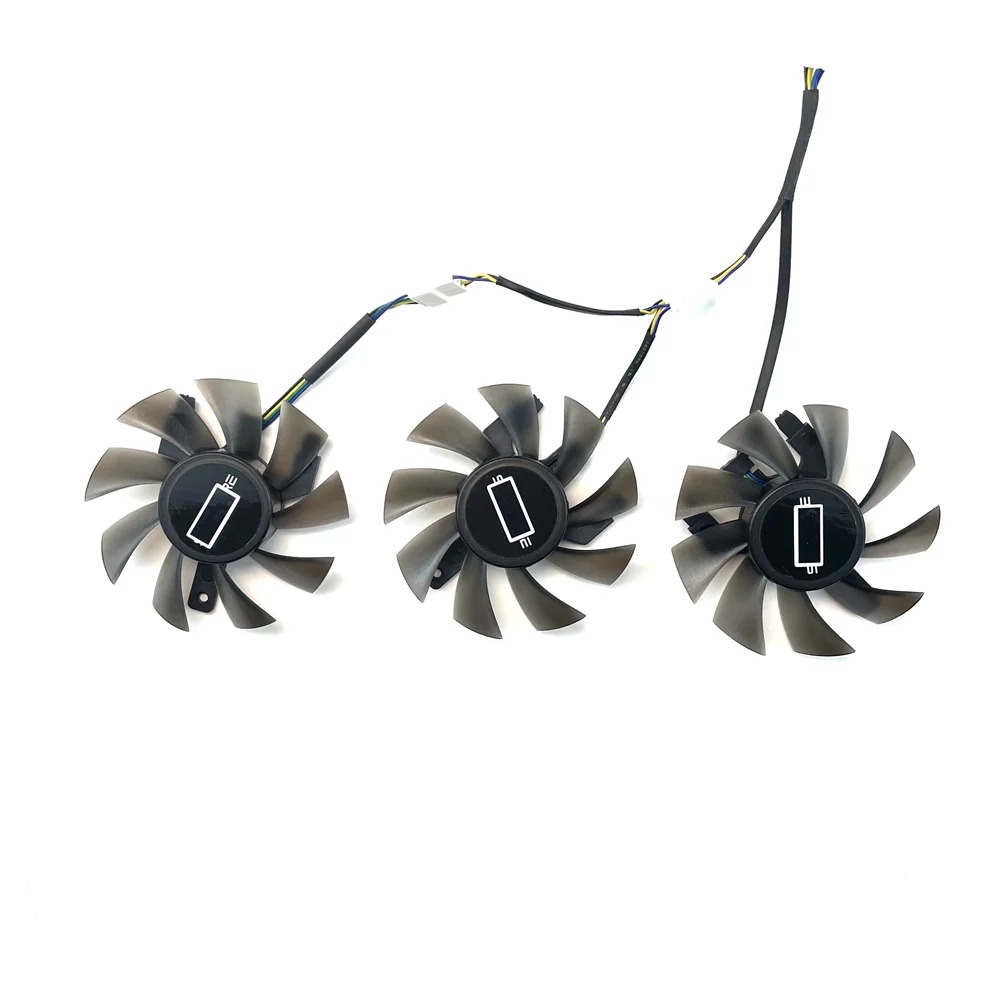 Ventilador de refrigeración para tarjeta gráfica SAPPHIRE PULSE RX 5600 XT 6G D6 PRO OC, nuevo, 3 unids/set, 75mm, FD7010H12S