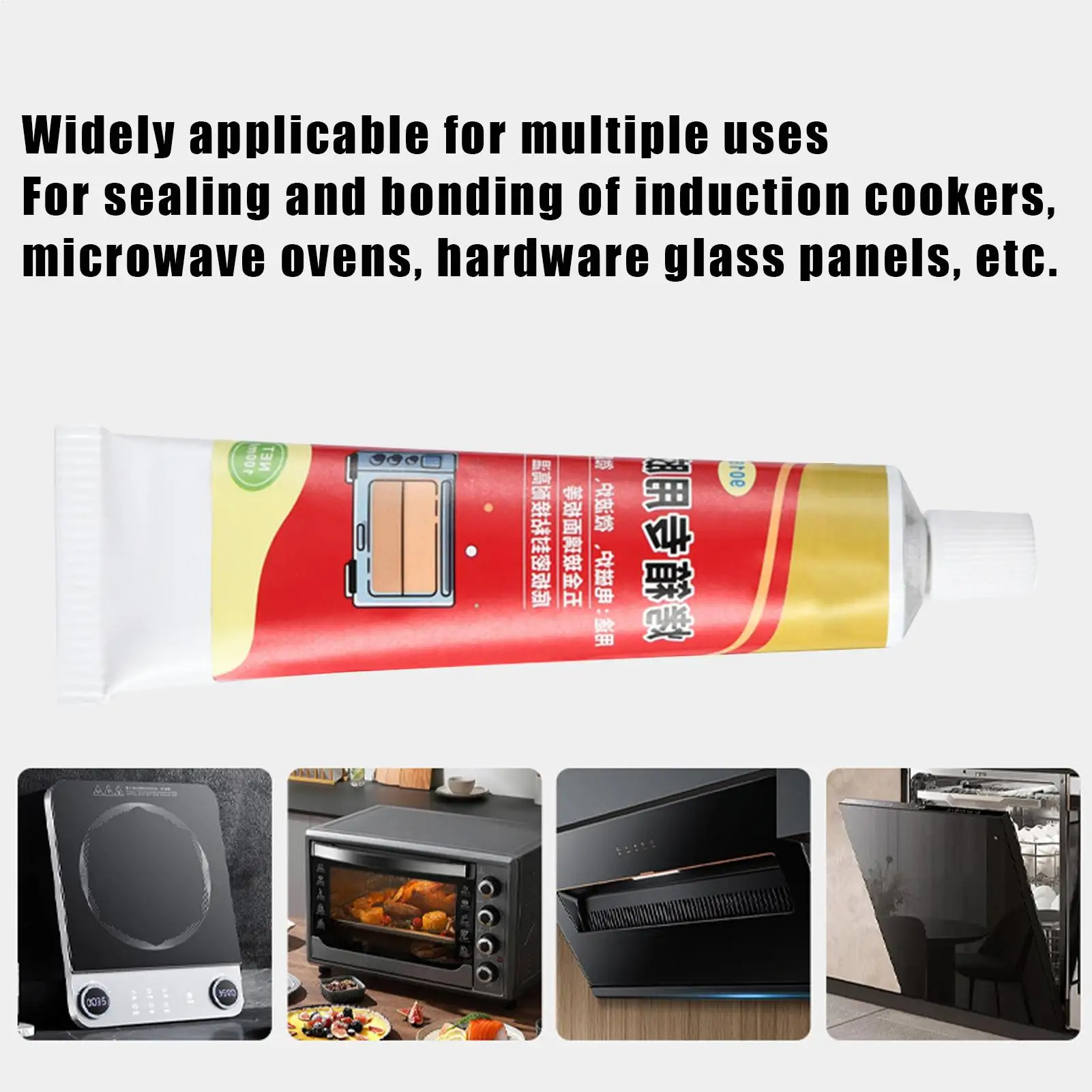 100ml Oven Glue Range Hood Panel Sealant Sealing adhesive glue for induction cookers, ovens, and range hoods view 5