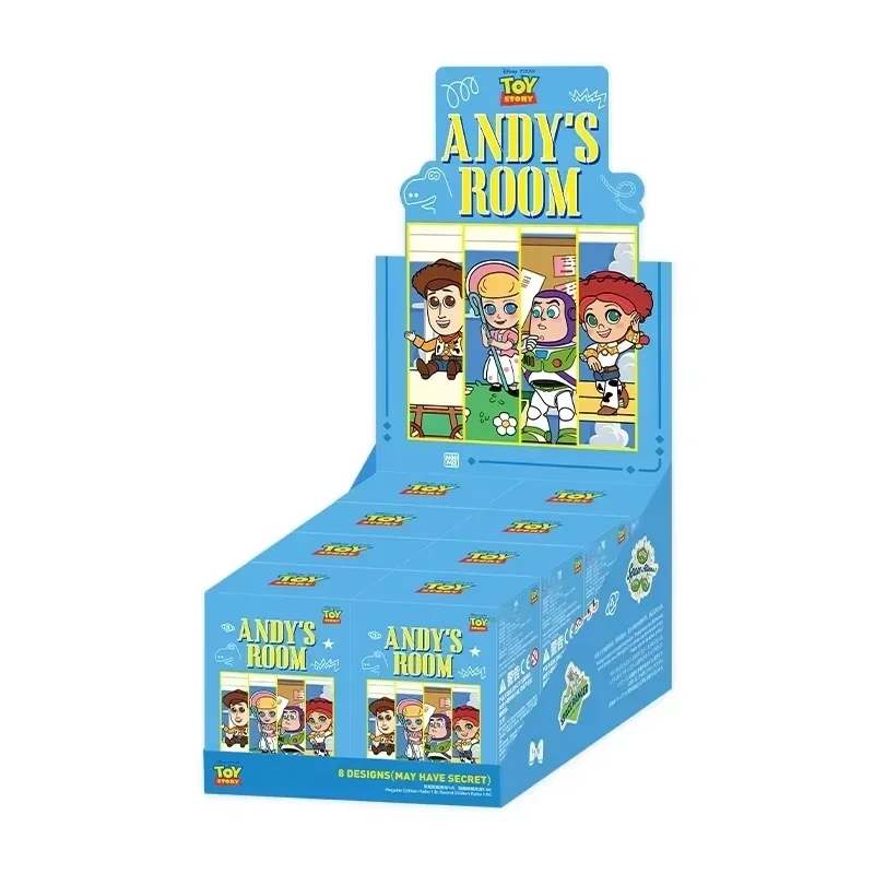 

100% Original Disney Pixar Toy Story: Andy's Room Series Blind Box Toys Kawaii Surprise Guess Bag Figure Model for Girls Gift