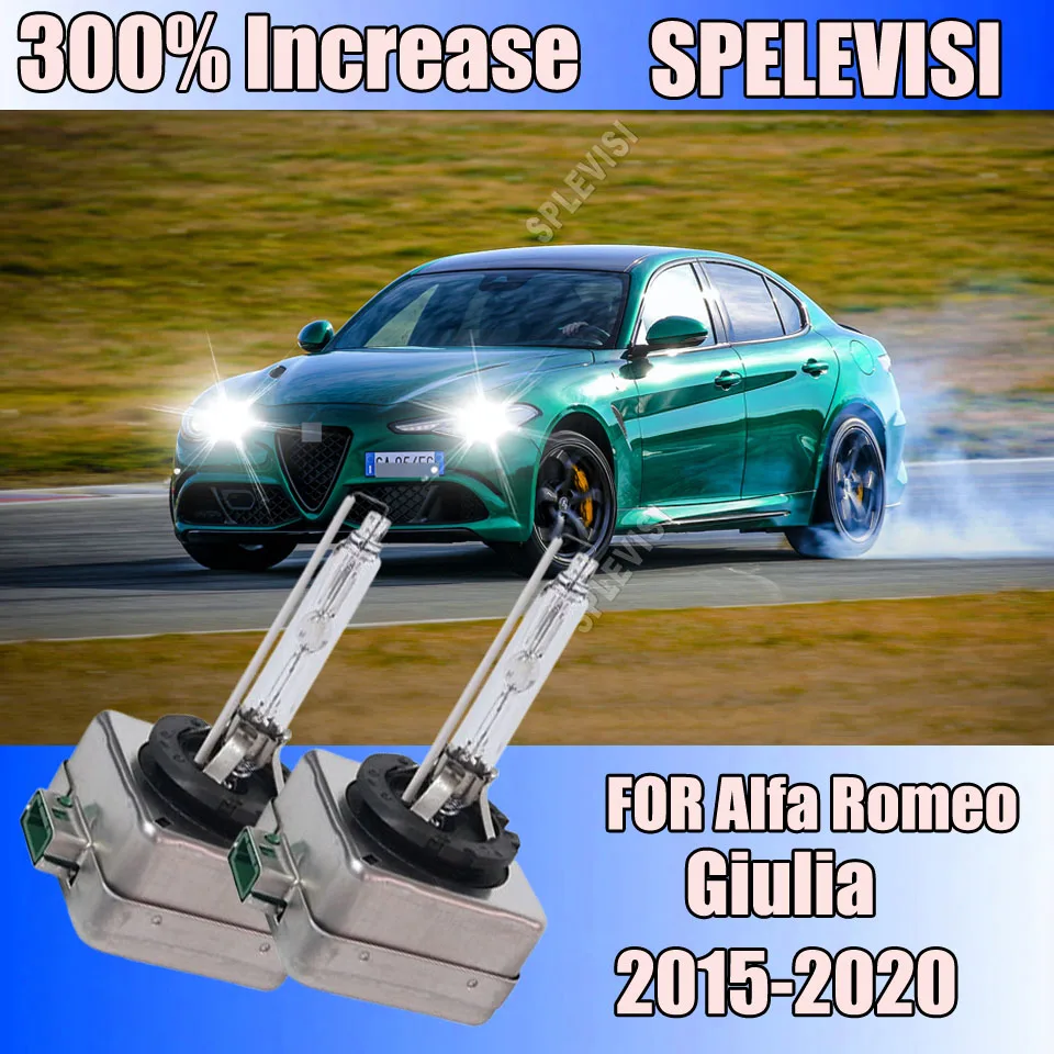 D3S Car Headlight Low Beam Xenon Light Bulbs For Alfa Romeo Giulia 2015 2016 2017 2018 2019 2020 Replace Car HID Xenon Lamp