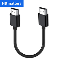 Ultra Short HDMI Cable 4K 20CM HDMI 1.4 Cable male to HDMI male Cord HDMI Lead for Apple TV PS5 Xbox Series X PS4 pro HDTV