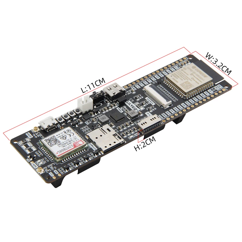 SIMCOM SIM7080G Multi-Band CAT-M NB-IoT Dual Mode Module ESP32-S3 TF Card PMU Development Board With GPS LTE Antenna