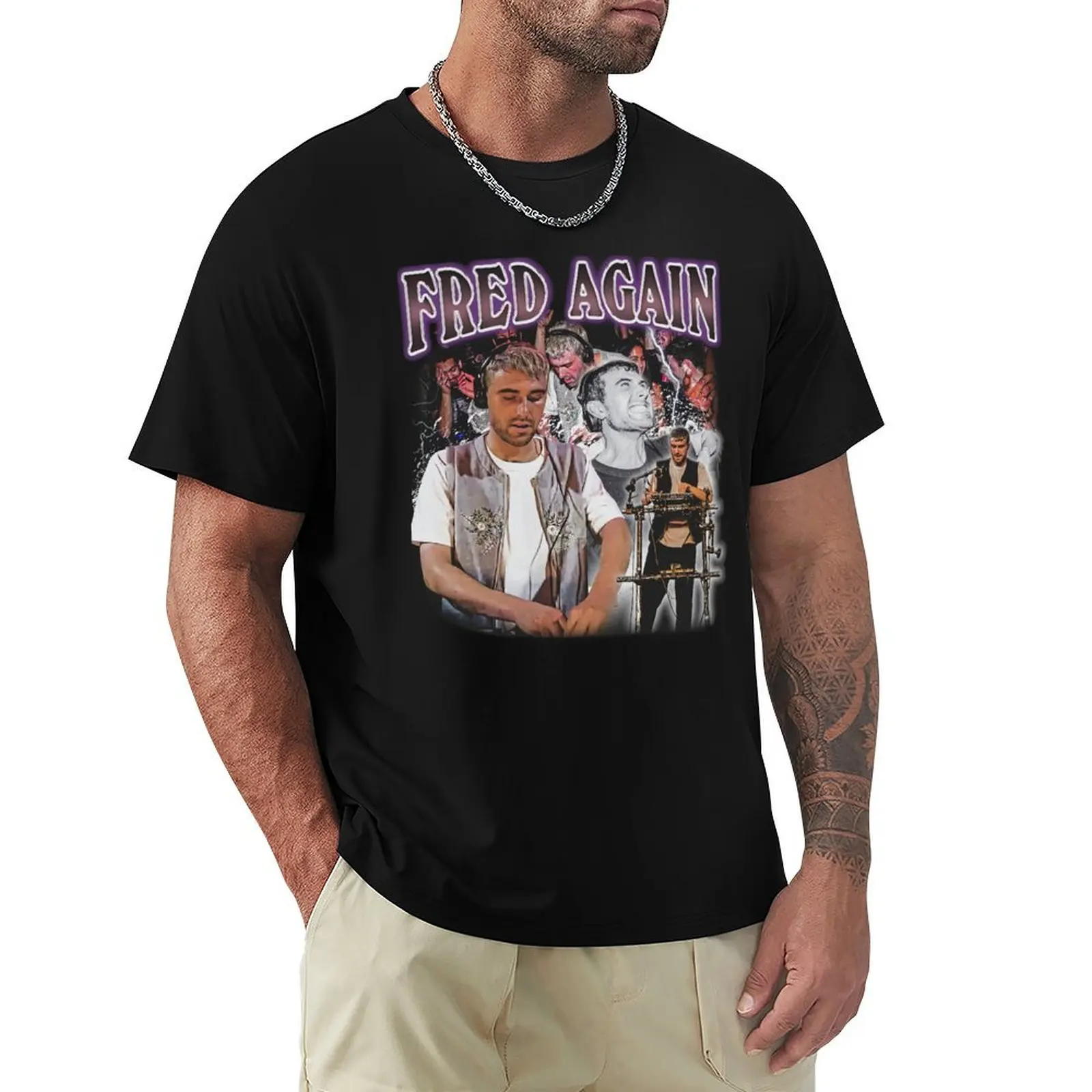 Fred Again Vintage T-Shirt Breathable Travel T-Shirt