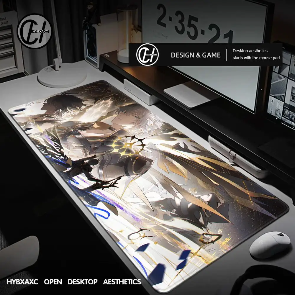 

Honkai Star Rail Phainon Mousepad Computer Gaming Accessories HD Decoracion Keyboard Pad Office Rubber Mouse Pad Desk Mouse Mat