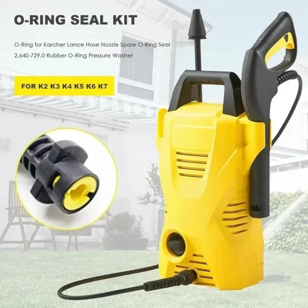 O-Ring for Karcher Lance Hose Nozzle Spare O-Ring Seal Rubber O-Ring Pressure Washer
