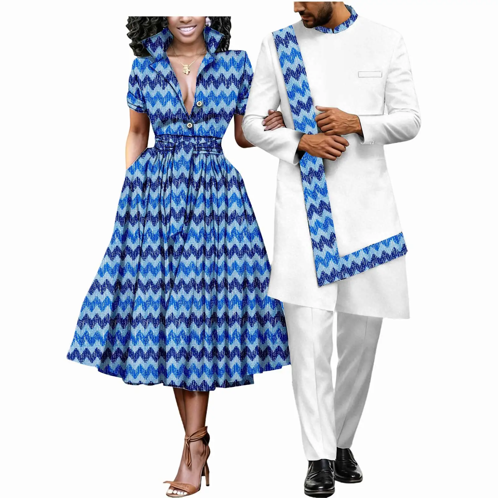 

Африканская одежда для пар Kente, женское платье Анкара в Турции или мужской костюм Дашики, пиджак и брюки, нигерийская одежда