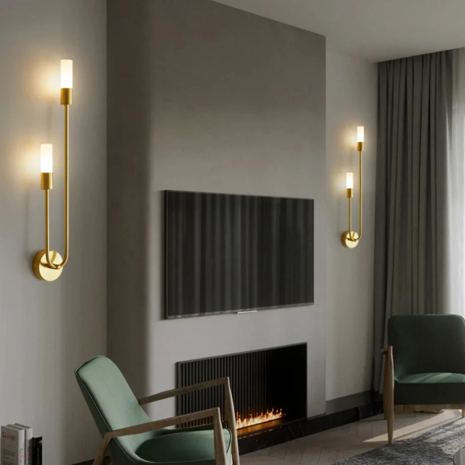 New dern LED wall sconce lights are sleek and elegant. Perfect for a modern bedroom, living room, or hallway, these stylish, con