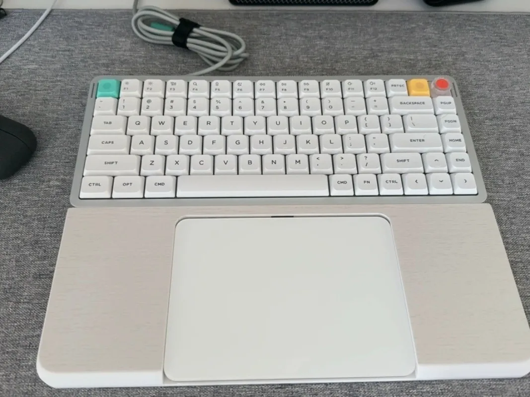 Touchpad Support for Mac Control Board Base Magic Trackpad Custom for 2/3 Version /K380/K580 Compack Wooden Wrist Rests Gifts