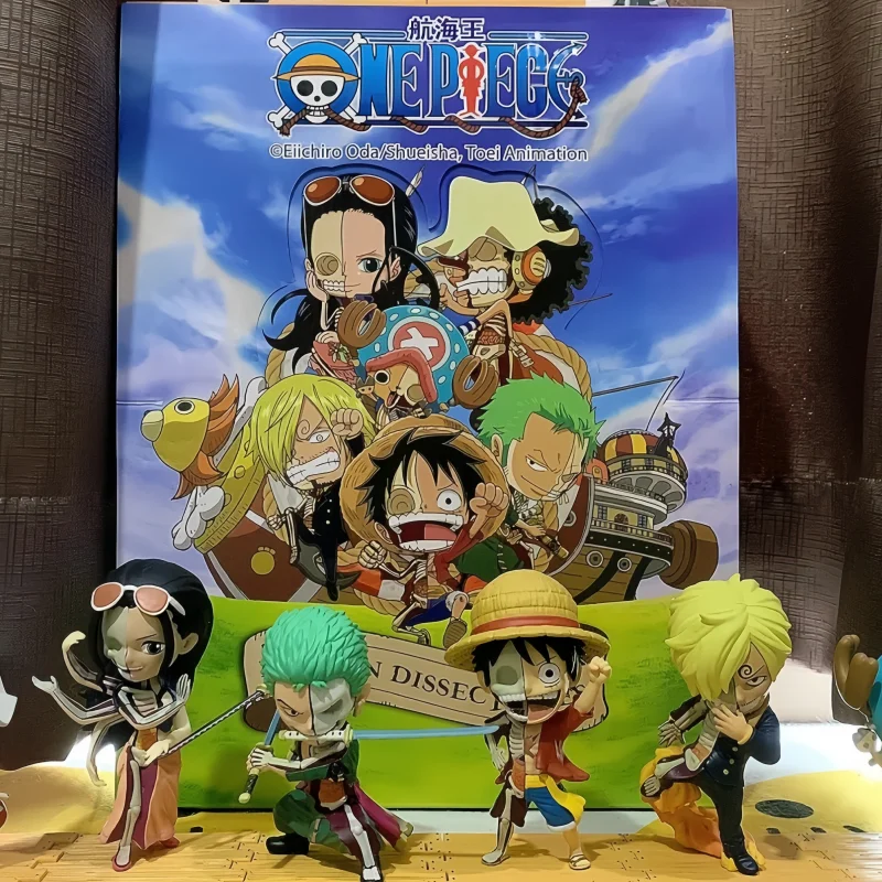 

Original Anime One Piece Luffy Zoro Blind Box 1th 2th Statue Pvc Model Doll Kids Toy Birthday Gift Collection Decoration Toy
