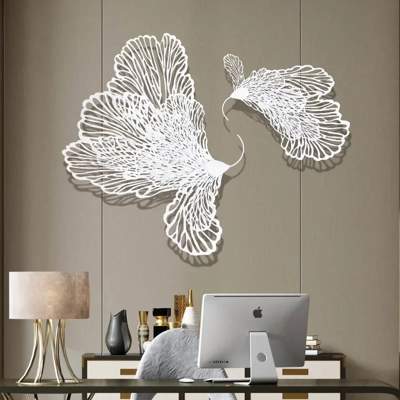 69xx100cm wholesale product butterfly design wall hanging decoration metal home decoration living room