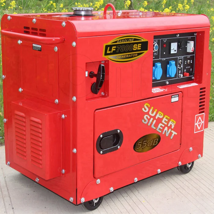 6.5kva 7kva 7.5kva HONDAGX390 Power 7kw Ultra Silent Soundproof Gasoline Generator 6500