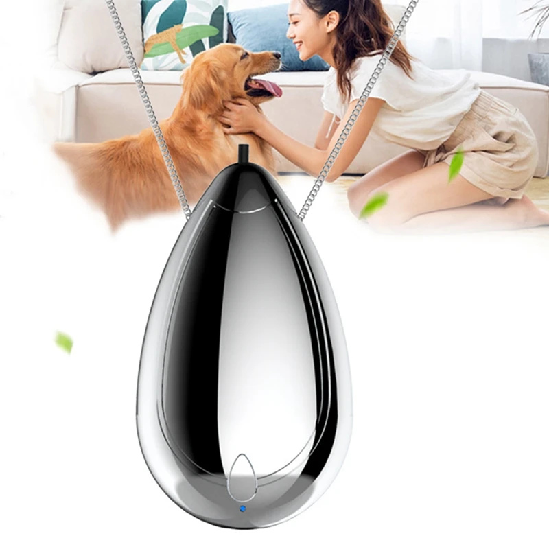 Mini Wearable Air Purifier, Personal Travel Size Air Purifier, Necklace & Portable USB Charging Smoke Purifier