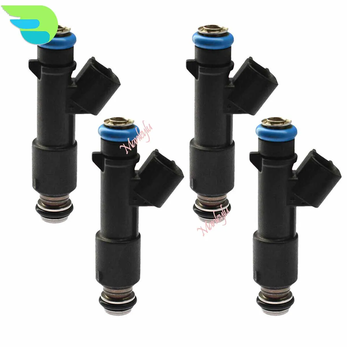 

96493843 4X Fuel Injector Nozzle For Chevrolet Optra Suzuki Forenza Reno 2.0L 4 CYL L4 2006-2008 9 649 384 3 Injection