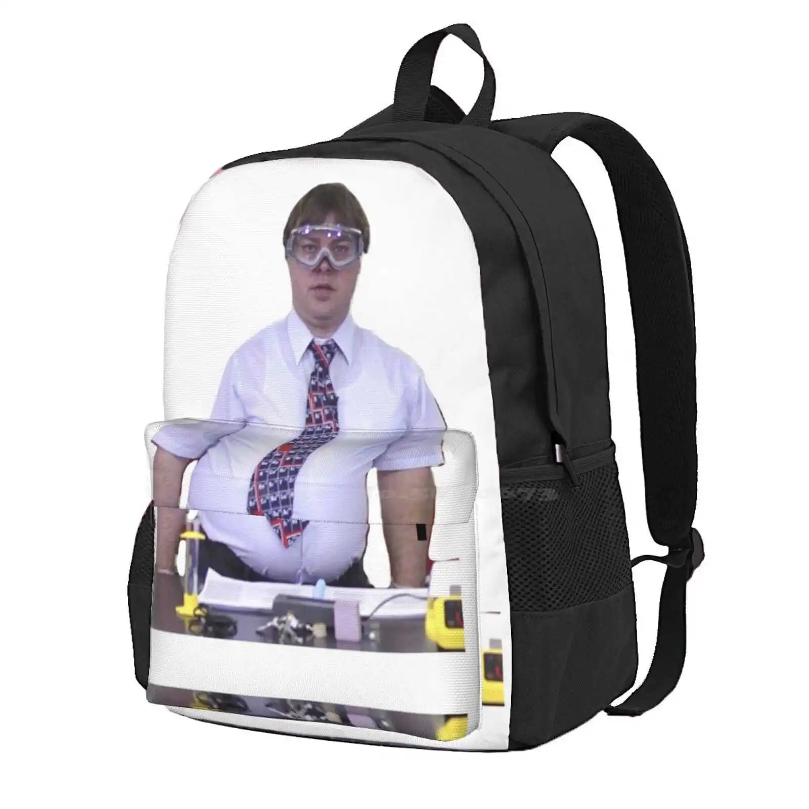 Chad With Goggles Hot Sale Schoolbag Backpack Fashion Bags Chad Uw Madison University Of Wisconsin Madison Chemistry Lab Chad