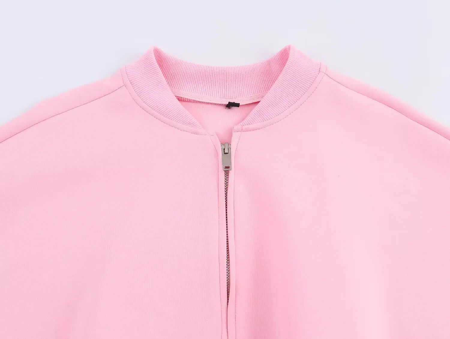 HH 秋の女性用ソリッドニットパンツスーツ、ルーズラウンドネック長袖ジッパー付きジャケット+伸縮性ウエストドローストリングベルボトムパンツ