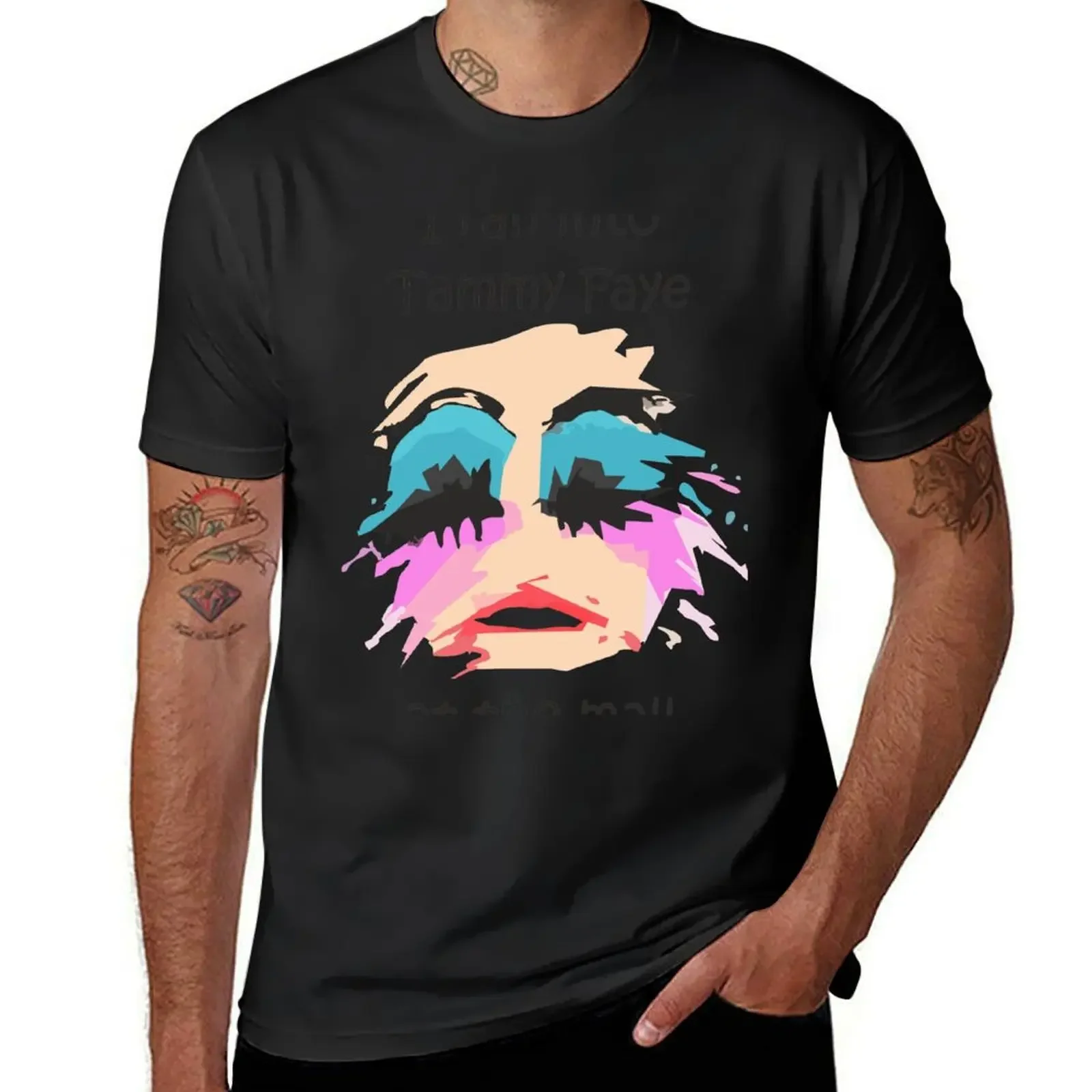 I ran into Tammy Faye Bakker At The Mall T-Shirt kawaii clothes summer top sweat shirts, men