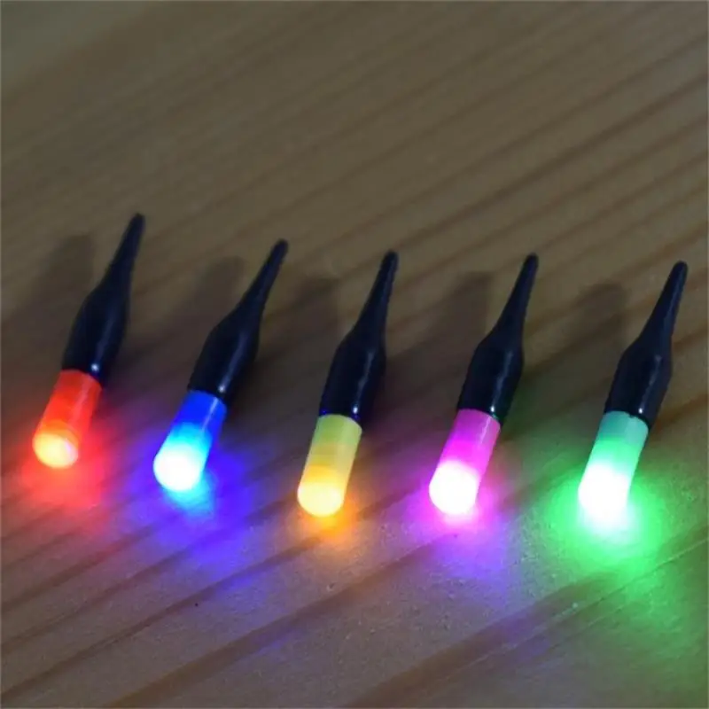 10 Stück LED-Elektronische Angelstopper ohne Batterie, Superhelle Nachtangel-Leuchtköpfe, Universelles Schwimmzubehör – Detail 6