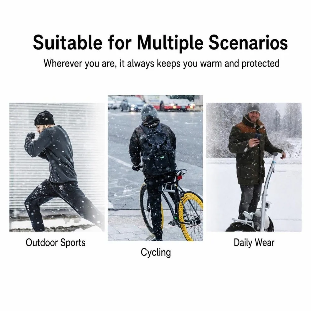 Rear Wear Winter Earmuffs Thick Wind Resistant Ear Covers Portable Good Luck Letter Printed Ear Warmers