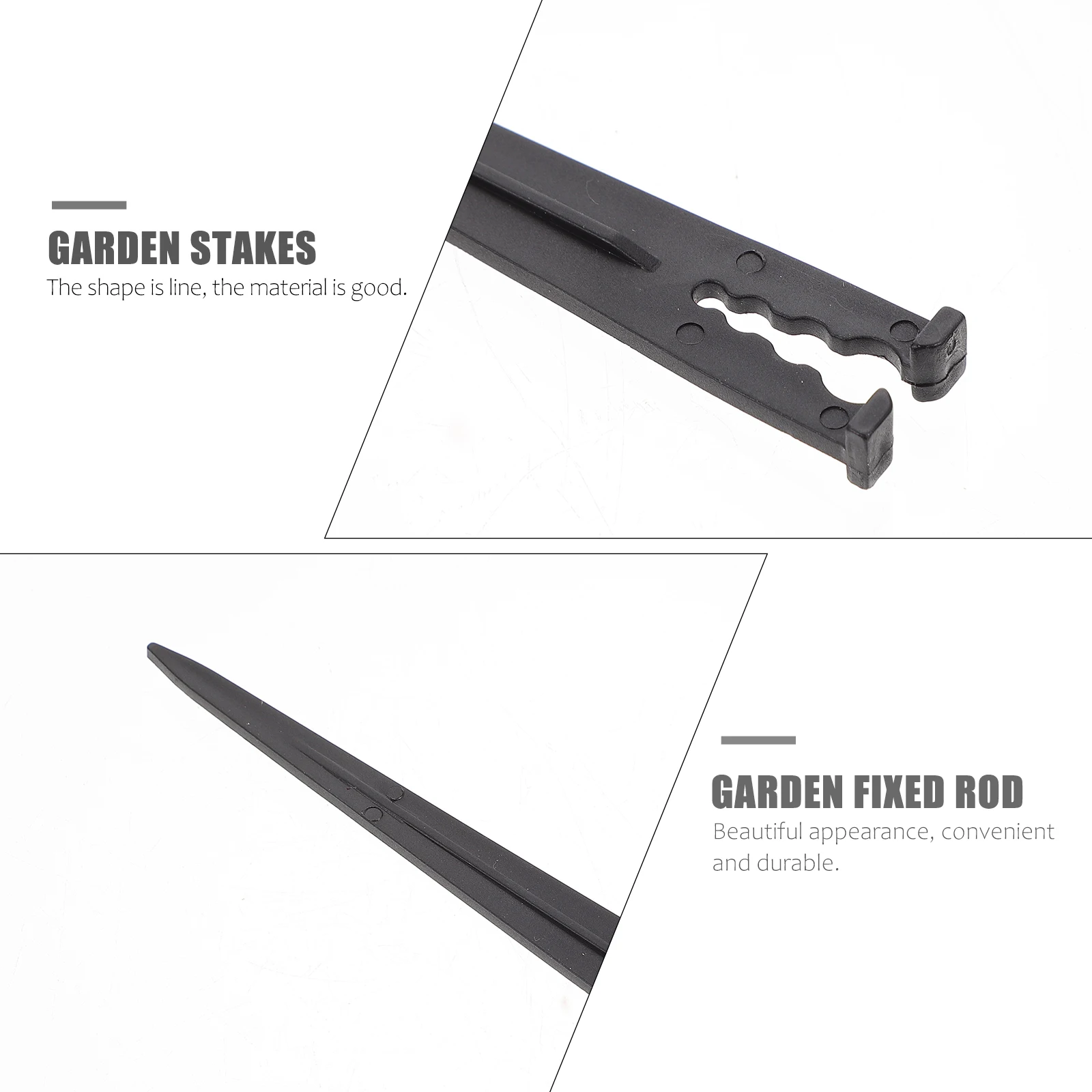 

100pcs Garden Stakes Drip Irrigation Capillary Hose Spikes Ground Nails Fixed Rod Plants Support Pegs Gardening Tools