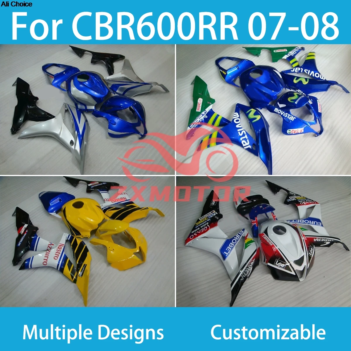 

New Fairing Set for Honda CBR 600RR 07 08 Motorcycle Bodywork Injection CBR600RR 2007 2008 Fairings