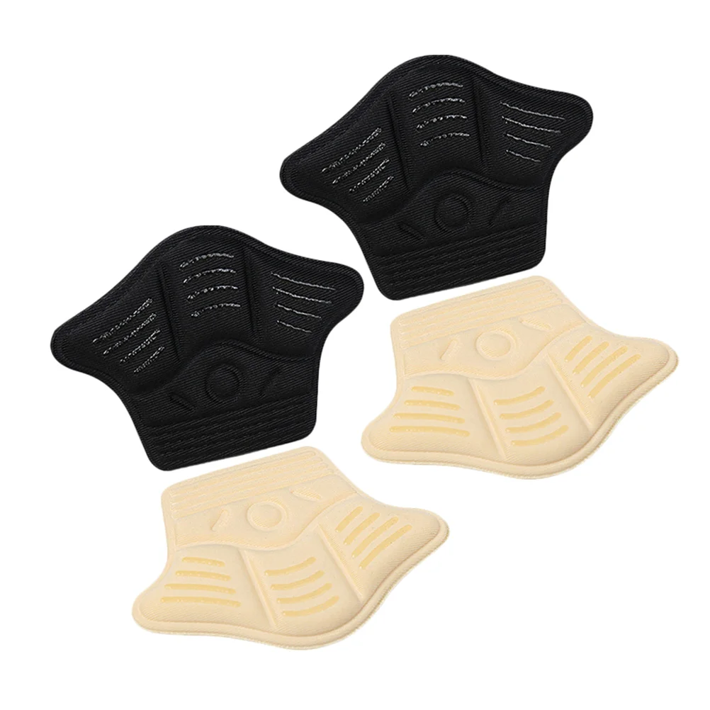 Coussretours de protection demi-taille pour talon anti-chute, patch de pied anti-usure, autocollant arrière, chaussures hautes non ald, 2 paires