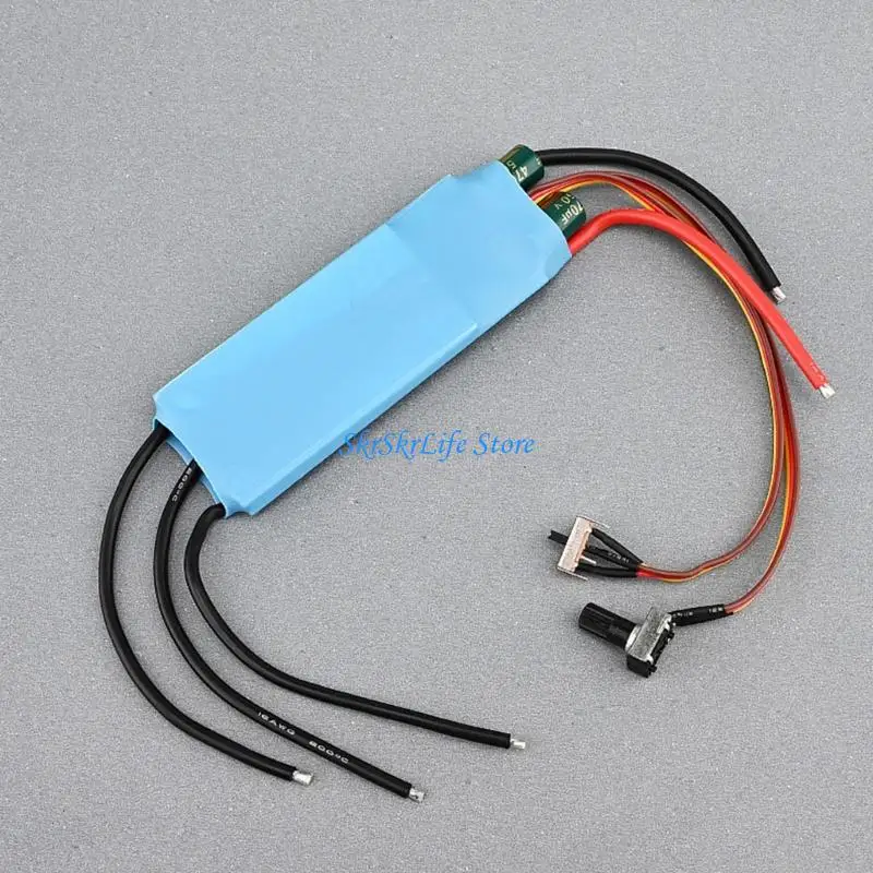 E65E Professional 50A Three Phase Sensorless Brushless Motor Driver Supports 224000RPM And Potentiometer Adjustment