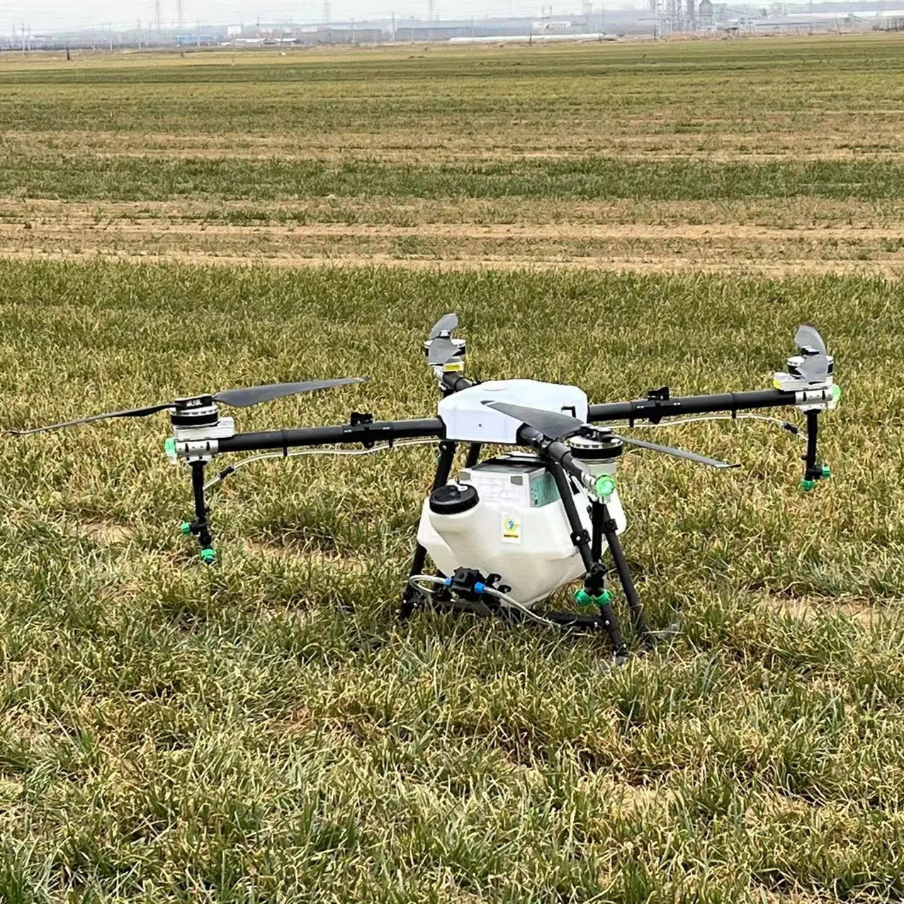 Agri drones de agricultura, rociador de semillas, fertilizante, rociador para fumigación