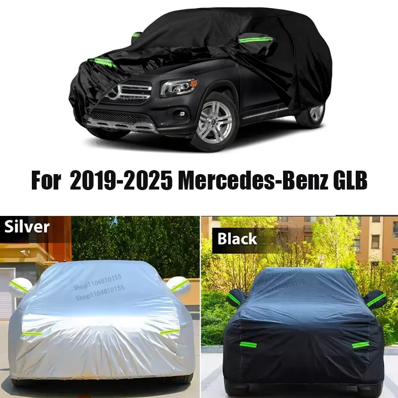 Waterproof Car Covers Replace for 2019-2025 Mercedes-Benz GLB Windproof Bands for Snow Rain Dust RUN Protection Outdoor