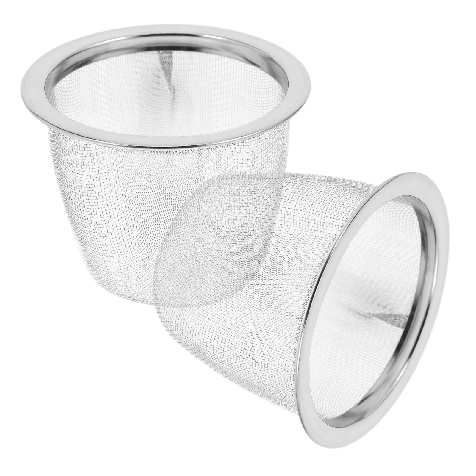 Tea Strainer Basket 2 Pack Stainless Steel Fine Mesh Teapot Infuser Insert for Loose Leaf Tea Easy Cleaning