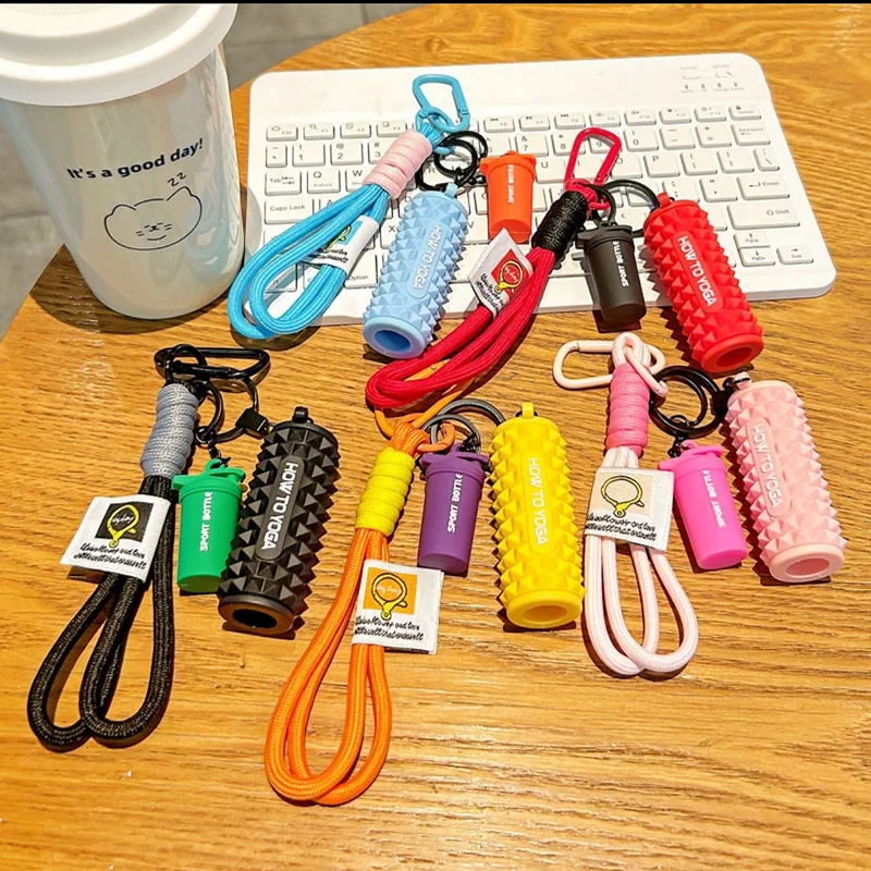 

Cute Beach Hole Bag Keychain Portable Simple Mini Car Key Chain Soft Silicone Fashion Seaside Big Basket Hanging Ornaments Bag