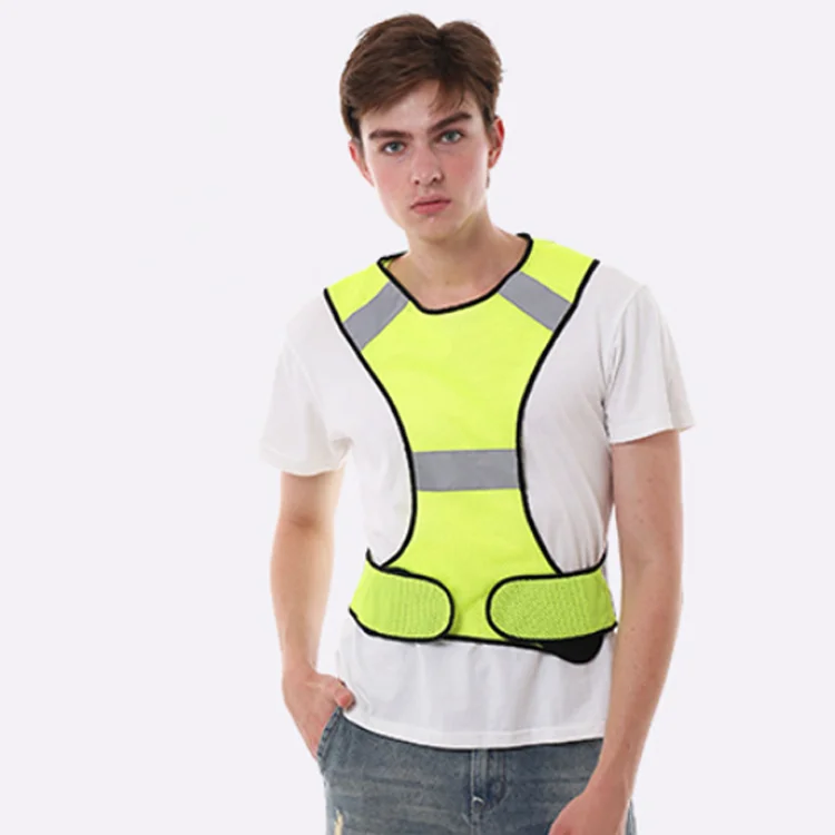 

Reflective Vest Running Outdoor Activities LED Flash Visibility Cycling Vest Night Work Safety Tactical Vest Reflective