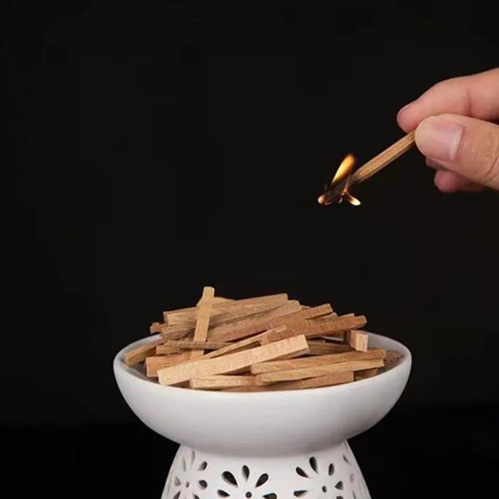 

1 Bag Premium Sandalwood Incense Natural Fragrance For Meditation Yoga Home Aromatherapy Purifying Air Wood Sticks Fragrant