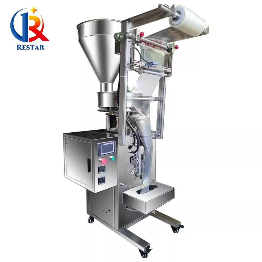 Mesin Pengemas Beras Cangkir Volumetrik Kecepatan Tinggi Multi-baris Mesin Pengemasan Granul Makanan Partikel Mesin Pengemas Bumbu