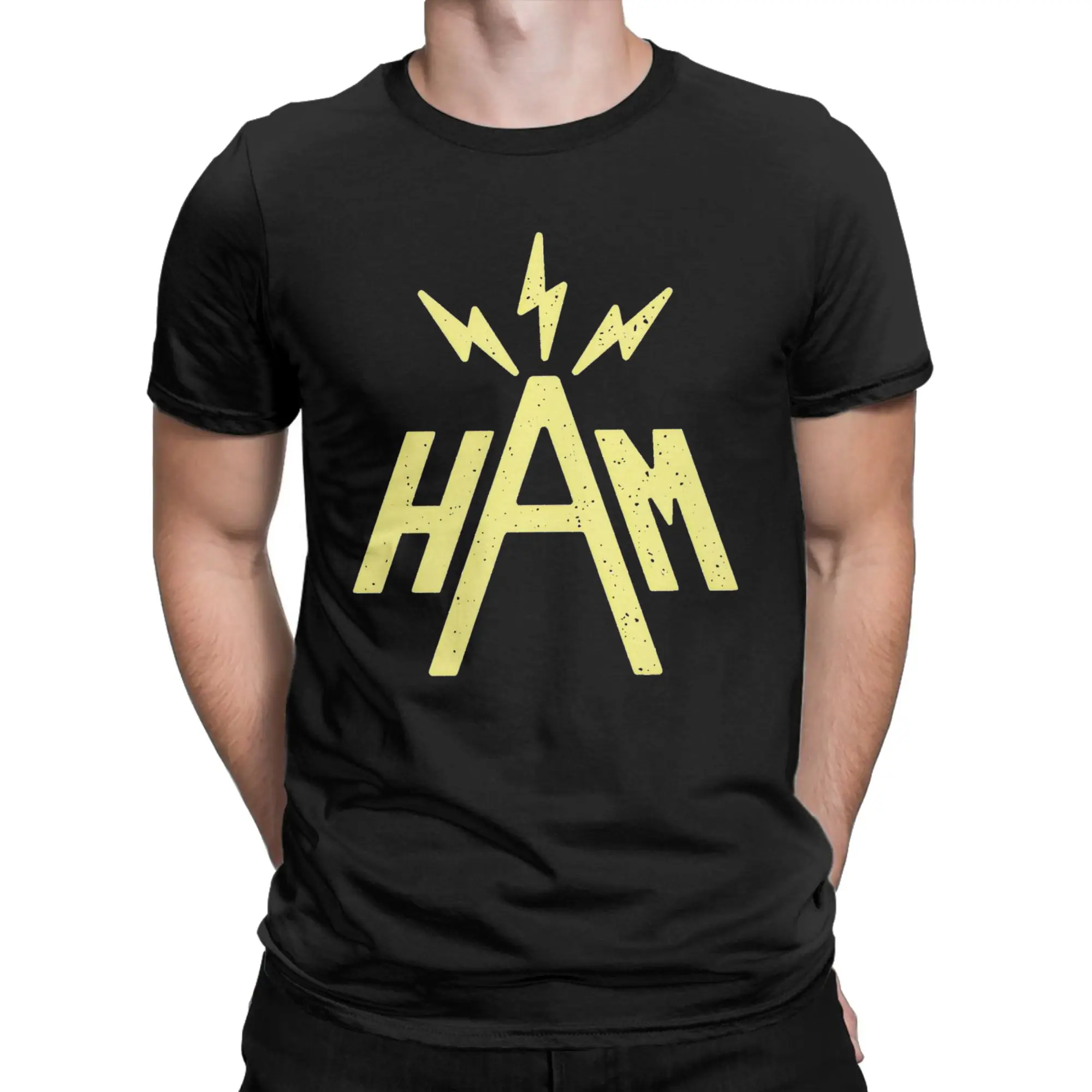HAM Radio T Shirts Men Women's Cotton Novelty T-Shirt O Neck Amateur Radio Frequency Tees Short Sleeve Clothing Birthday Gift