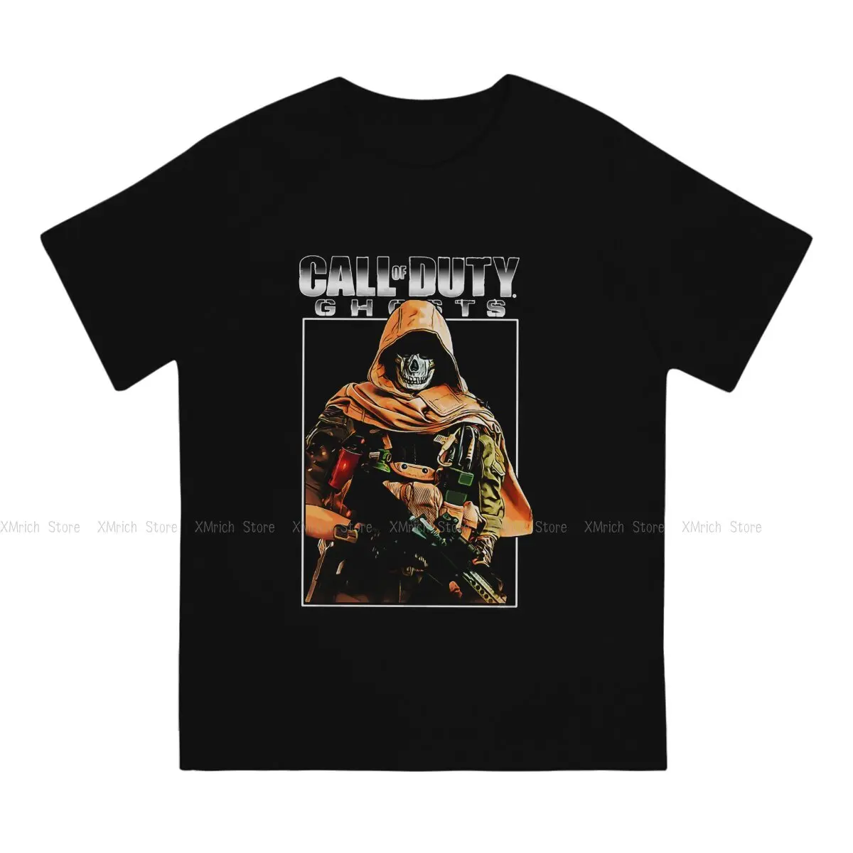 Casual Ghost MW T-Shirt Men O Neck  T Shirts Call Of Duty Modern Warfare II Short Sleeve Tee Shirt Birthday Present Clothing