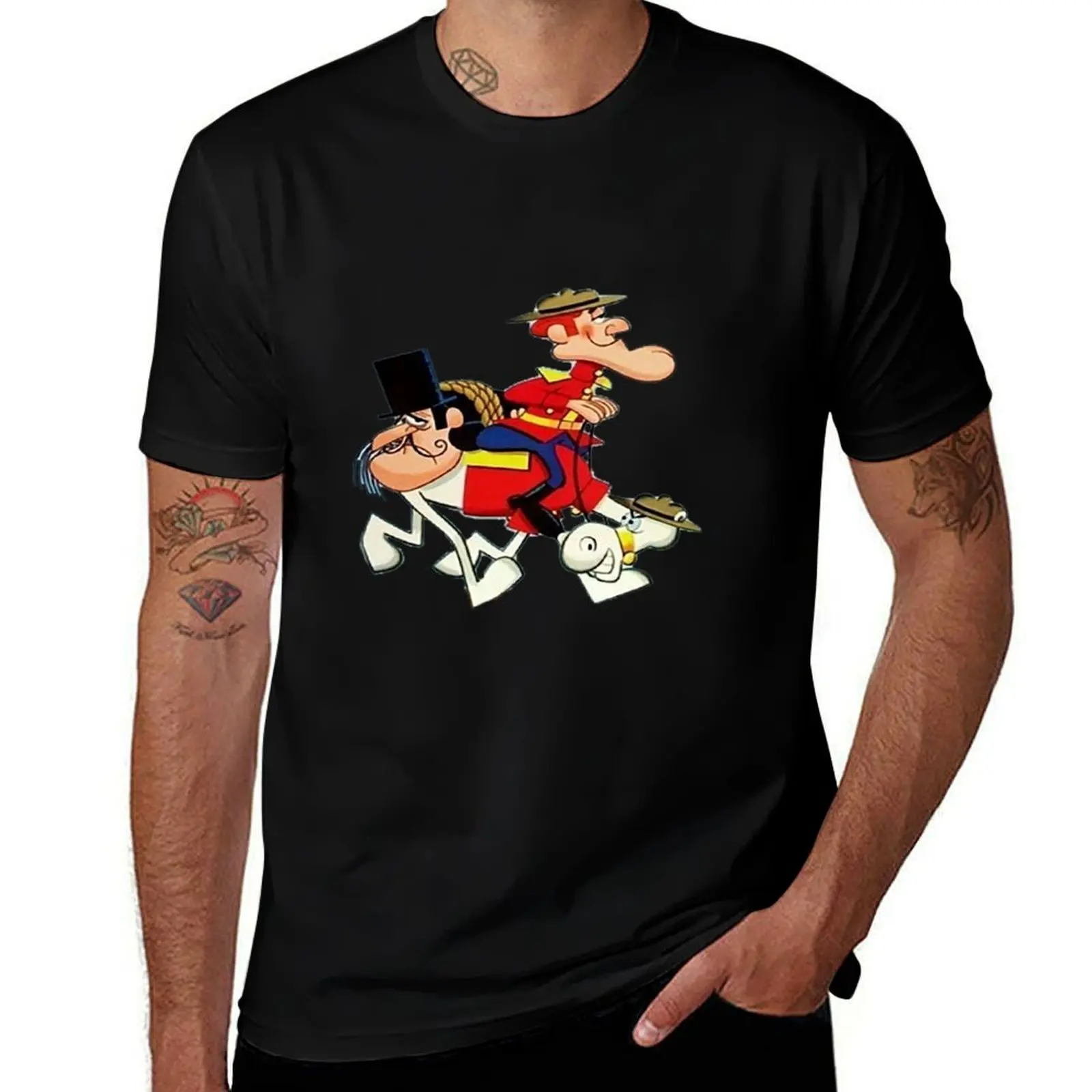 Dudley Do Right T-Shirt Dry Fit Running Short Sleeve Top T-Shirt