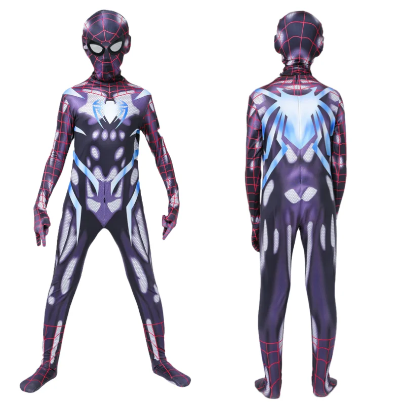 SpiderMan Cosplay Costume Superhero Bodysuit Spider-man Jumpsuit Halloween Costumes for Child Kids Adult