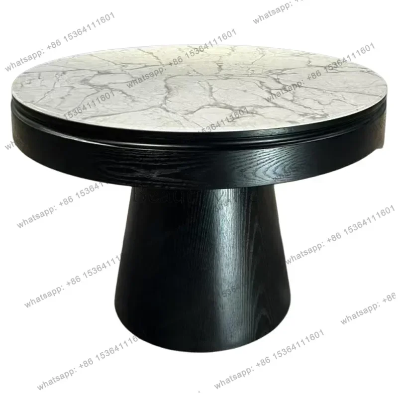 FG Rotatable Extendable Dining Tables Variable Type French Retro Dining Tables Simole Dining Room Furniture Linge De Table YSCZ