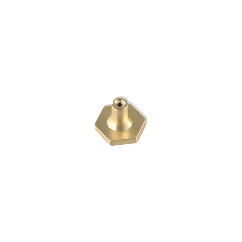Minimalist Single Hole Cabinet Knob Nordic Modern Hexagonal Door Pull Handles Colorful Zinc alloy Drawer Knobs Wardrobe
