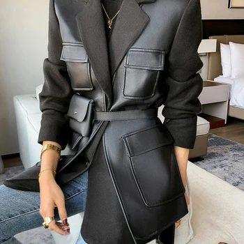 Nerazzurri – veste en cuir Pat...