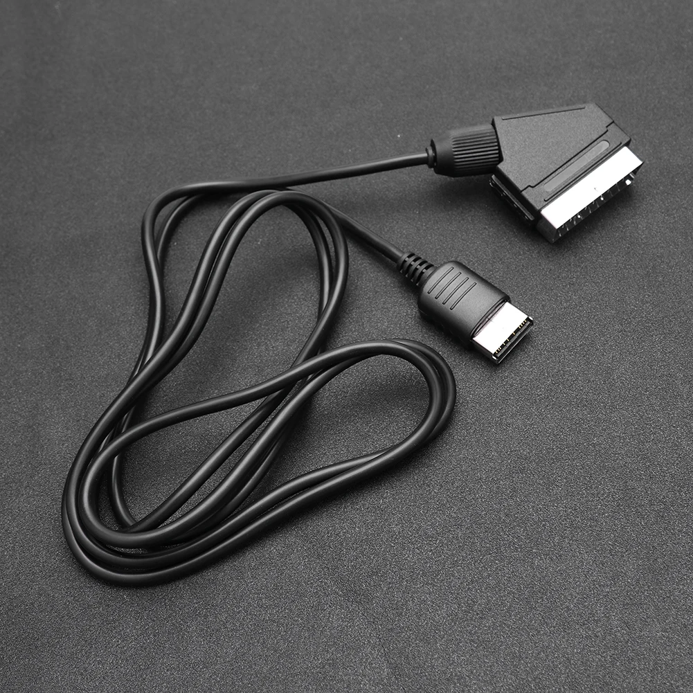 VGA RCA Audio Cable Cord 1.8m/6ft TV AV Lead RGB Scart Cable Image Definition Improvement for  Dreamcast DC