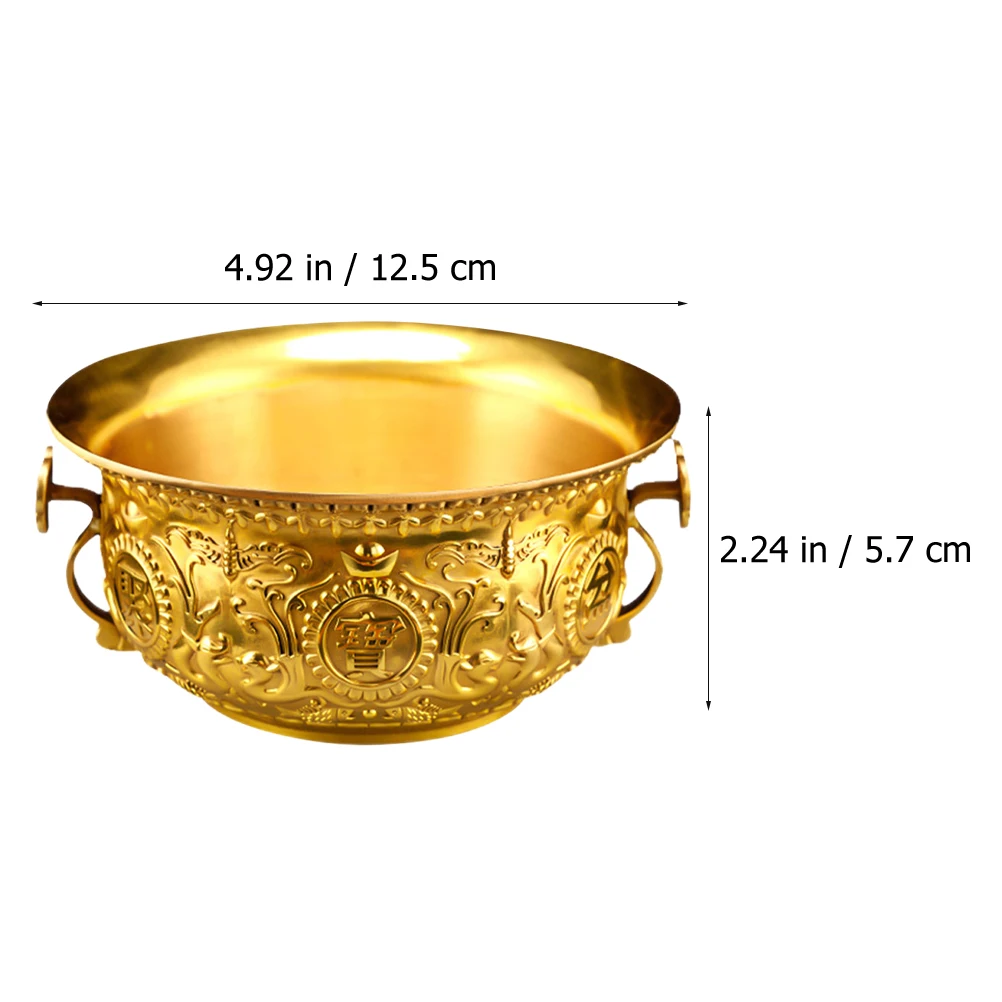 

Cornucopia Ornament Adornment Wealth Bowl Large High Quality Home Decor Feng Shui Chinese Room Vintage